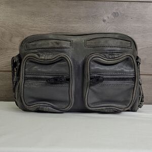 Alexander Wang Gray Leather Crossbody Shoulder Bag
